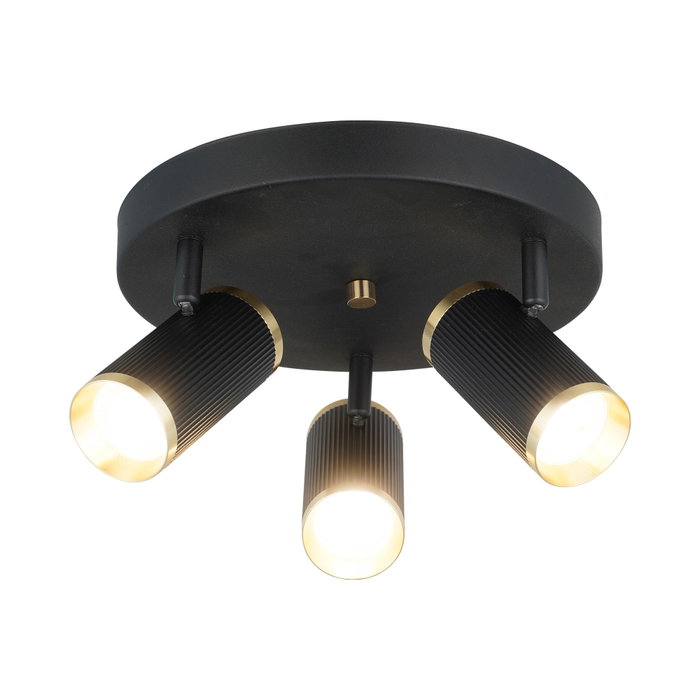 Opviq Lume - 70-23 Candelabro de Cuerpo de Metal en Laca Negra y Antigua Opviq Lume - 70-23 Candelabro de Cuerpo de Metal en Laca Negra y Antigua